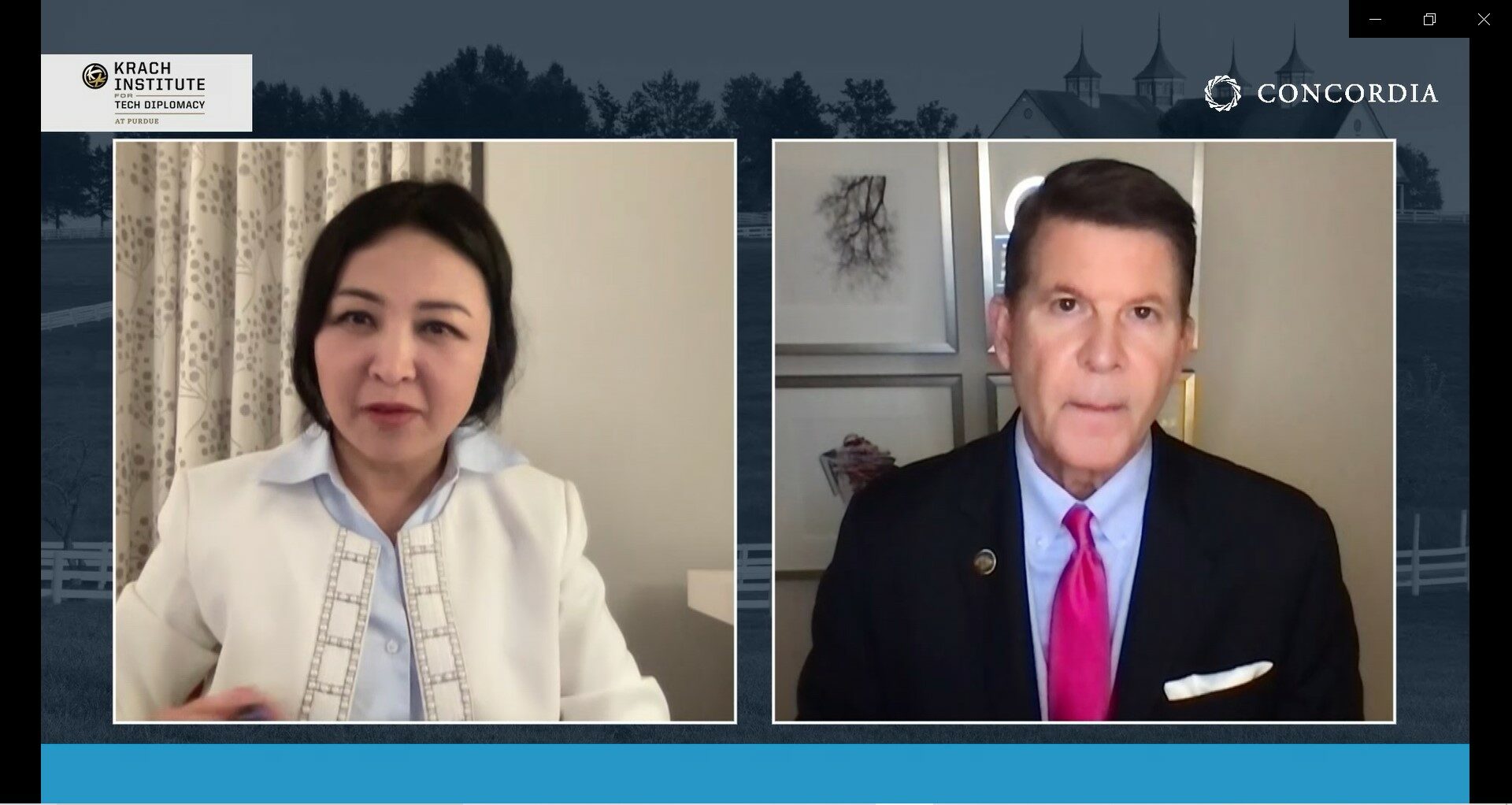 Interview with the Hon. Keith Krach and Natalie Liu of Voice of America
