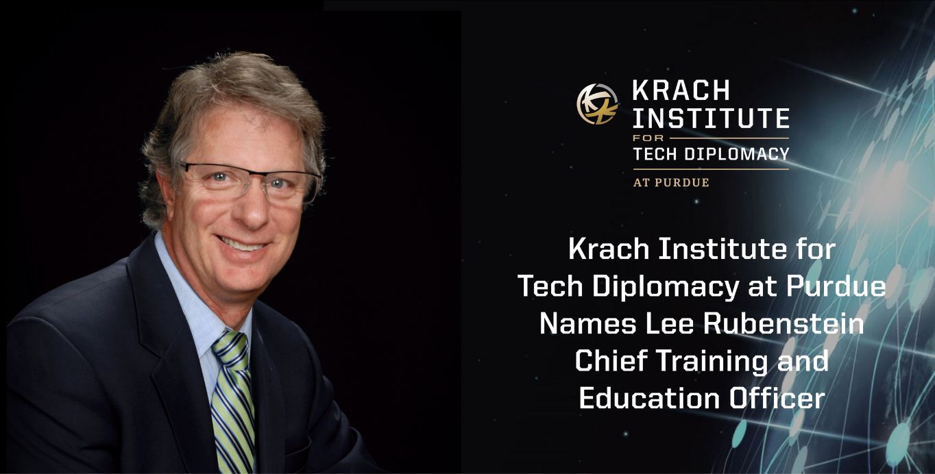 Krach Institute Appoints Edtech Veteran Lee Rubenstein as Chief Training and Education Officer to Fortify U.S. and Allied Tech Diplomacy Capabilities
