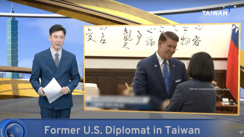 Former U.S. Undersecretary Keith Krach Meets Tsai on Return to Taiwan