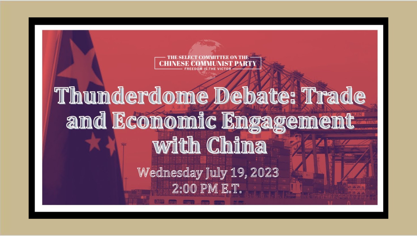 Thunderdome Debate: Trade and Economic Engagement with China