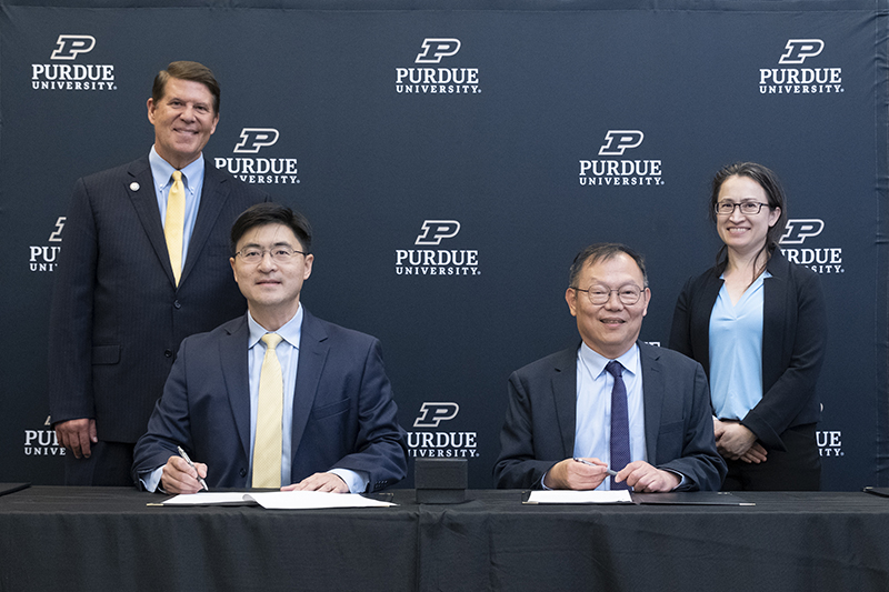 Purdue signs tech-focused MOUs with Taiwan universities
