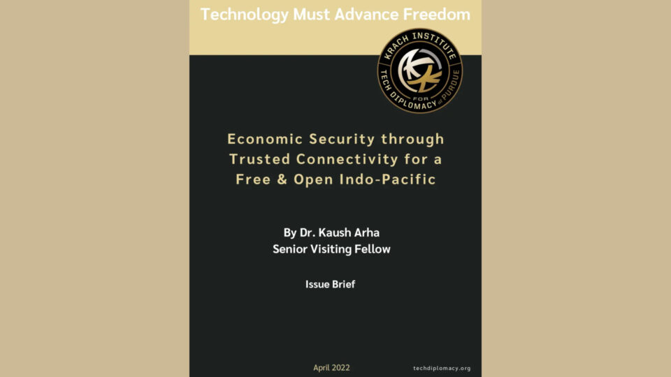 Economic Security Through Trusted Connectivity for a Free and Open Indo-Pacific