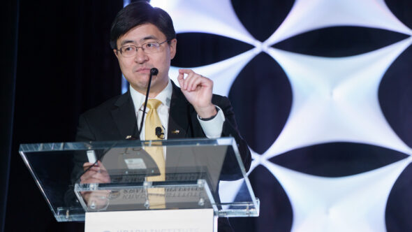 Purdue University President & Krach Institute Co-Founder Mung Chiang highlights Purdue University's role in innovating global security