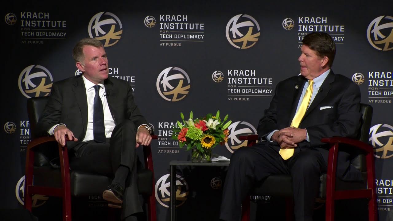 Ambassador Nate Fick with Keith Krach