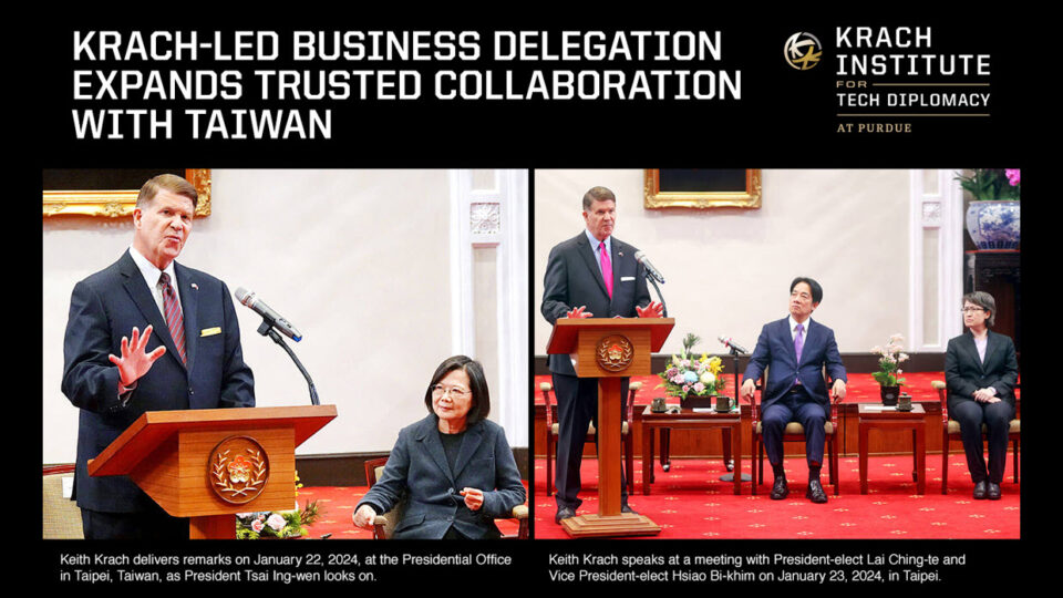 Keith Krach-Led US-Taiwan Business Council Delegation Expands Trusted Collaboration with Taiwan