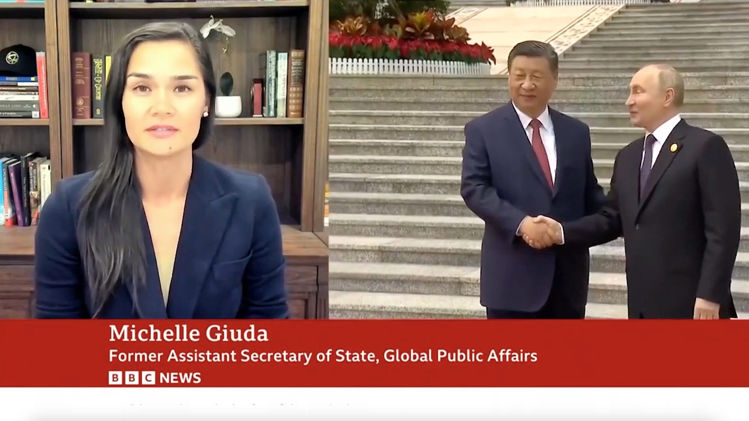 Michelle Giuda on BBC News -- China tech competition