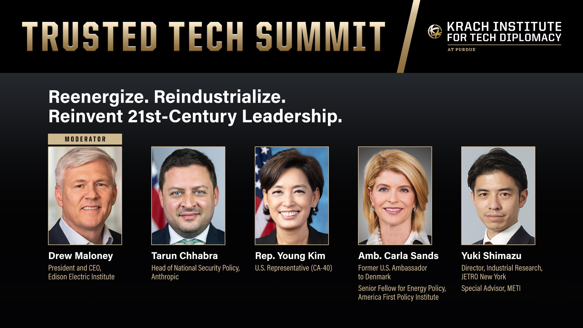 Panel 2: Reenergize. Reindustrialize. Reinvent 21st-Century Leadership