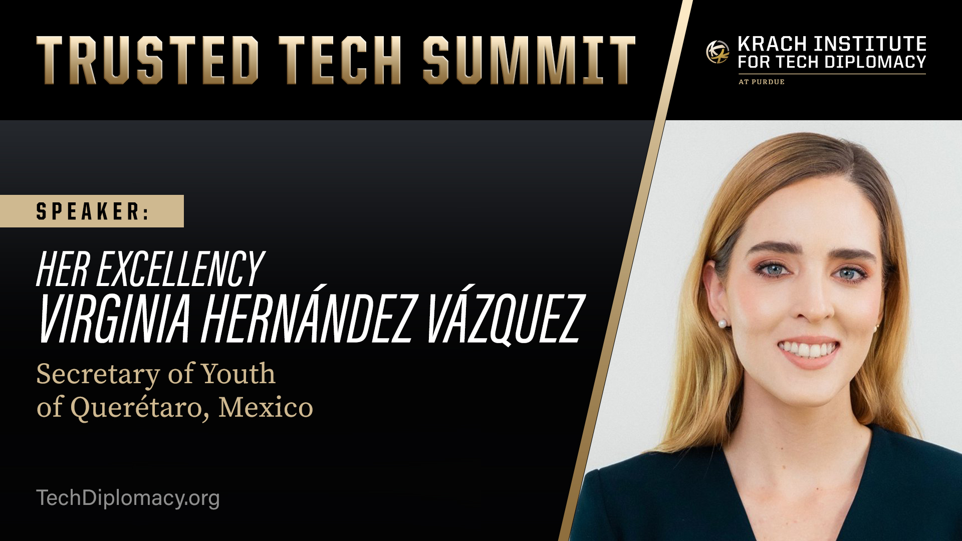 Querétaro, Mexico's Minister of Youth Virginia Hernández Speaks at the 2025 Trusted Tech Summit Querétaro, Mexico's Minister of Youth Virginia Hernández Speaks at the 2025 Trusted Tech Summit